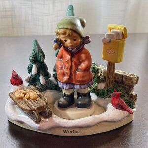 Vintage 2005 "Winter Magic All Bundled Up" Figurines w/boxes and COAs MINT